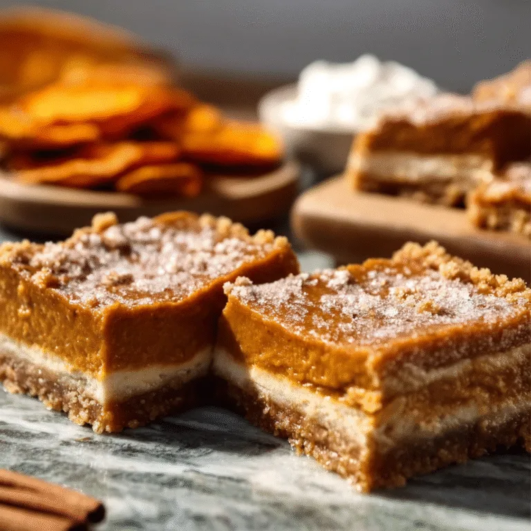 Sweet Potato Pie Bars Recipe – A Delicious Twist on a Classic Dessert