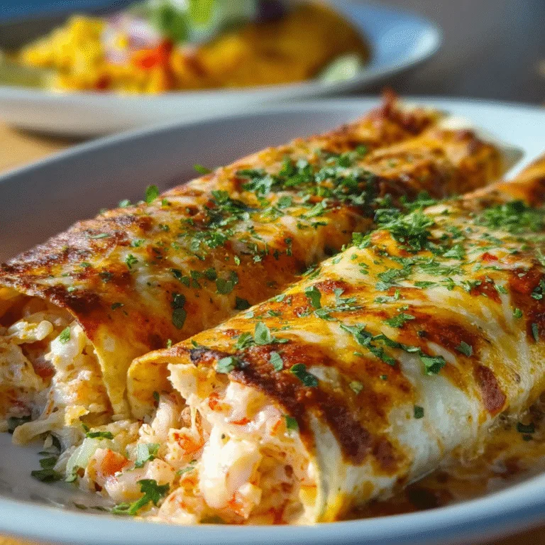 Seafood Enchiladas (Shrimp & Crab) – Creamy, Comforting, and Restaurant-Worthy