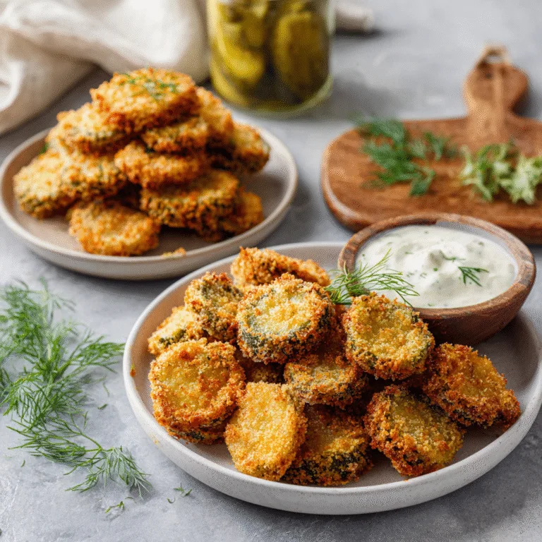 Air Fryer Fried Pickles (Ultra Crispy & Guilt-Free)