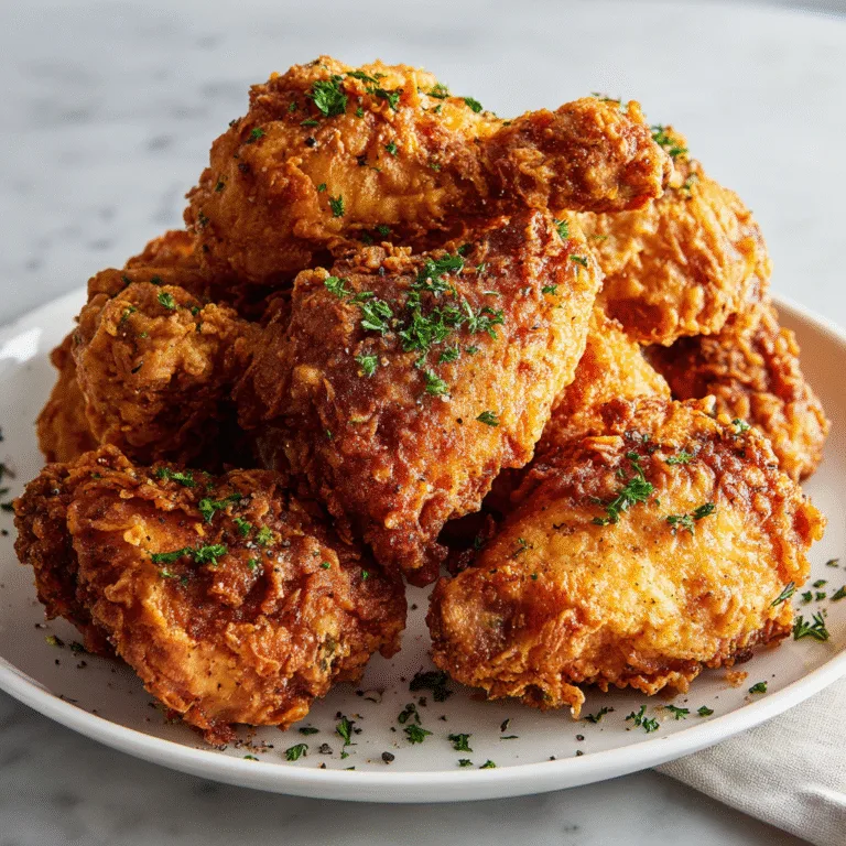 Crispy Juicy Fried Chicken (Perfectly Crunchy Every Time)