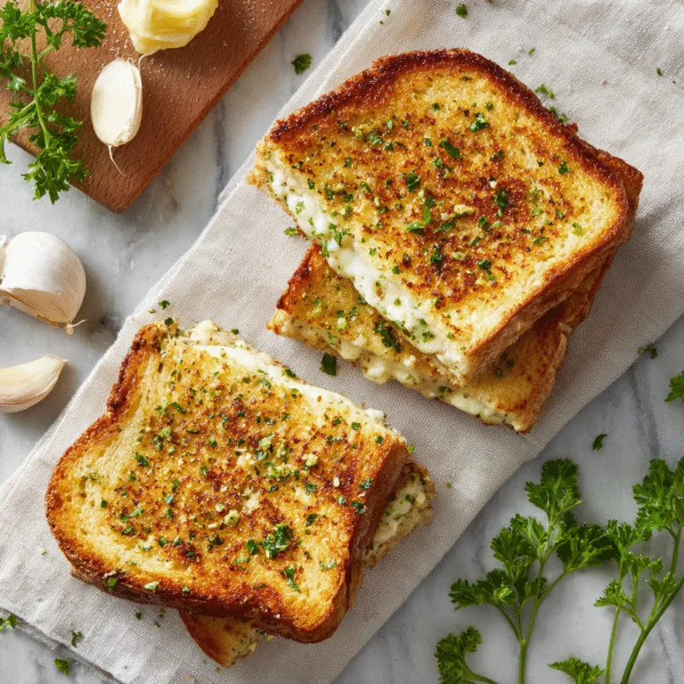 Garlic Bread Grilled Cheese (15-Minute Comfort Food Magic)