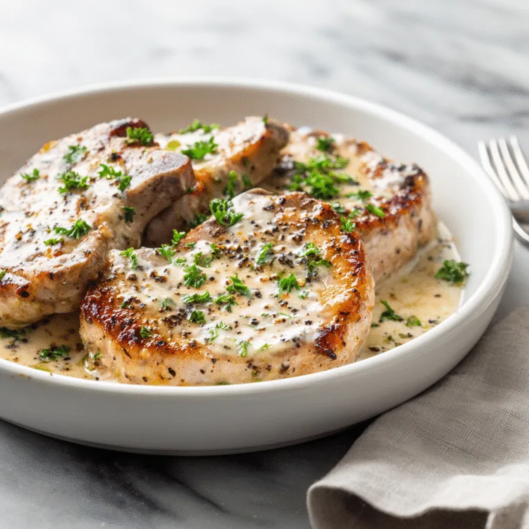 Creamy Garlic Pork Chops (Ready in 30 Minutes!)