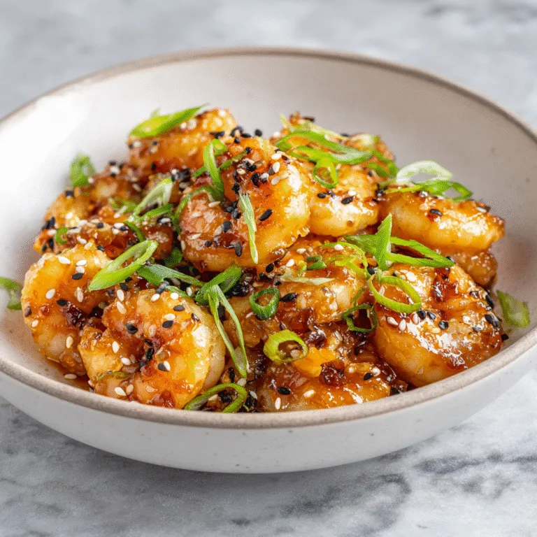 High-Protein Honey Garlic Shrimp: Sweet, Savory & Packed with Protein