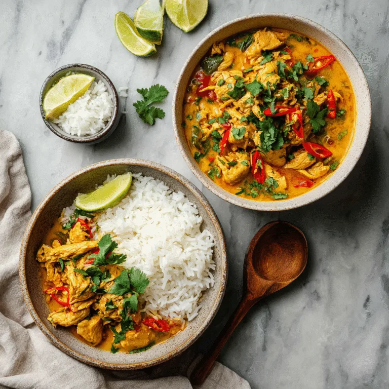 Thai Chicken Coconut Curry (Easy 30-Minute Dinner)
