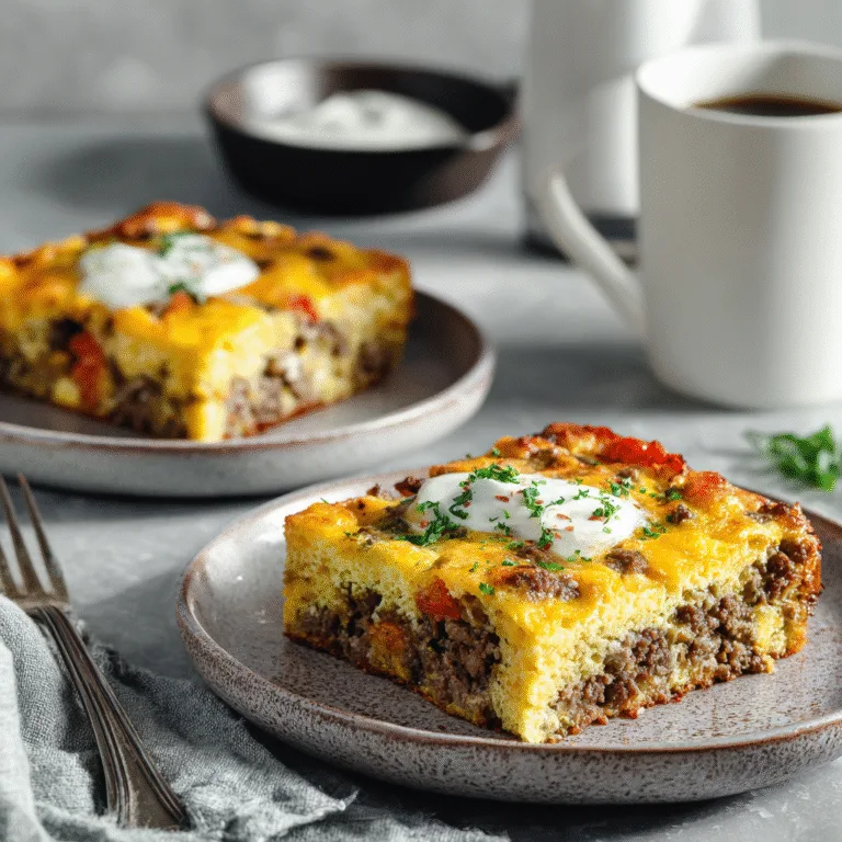 Keto Breakfast Casserole (Easy, Hearty & Perfect for Meal Prep)