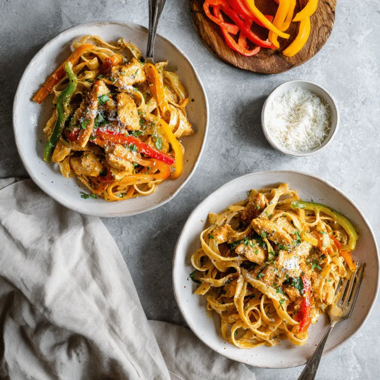 Homemade Creamy Cajun Chicken Pasta
