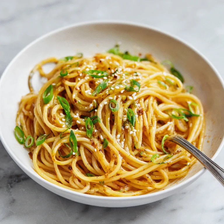 Vegan Garlic Noodles (5 Ingredients, 15 Minutes)