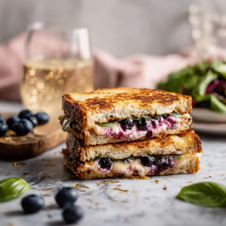 Blueberry Grilled Cheese (Sweet, Savory & Totally Unexpected)