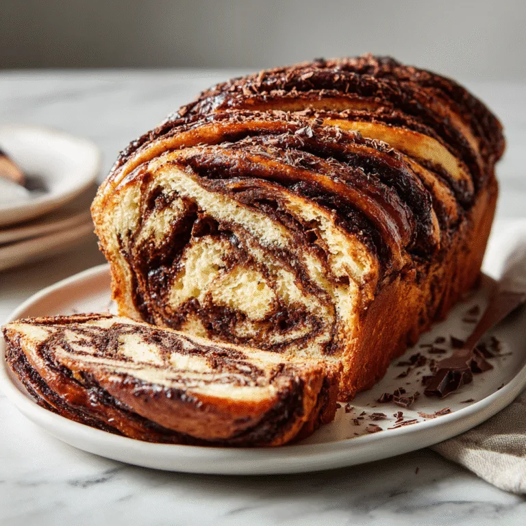 Chocolate Babka – Soft, Buttery Sweet Bread with Swirls of Dark Chocolate