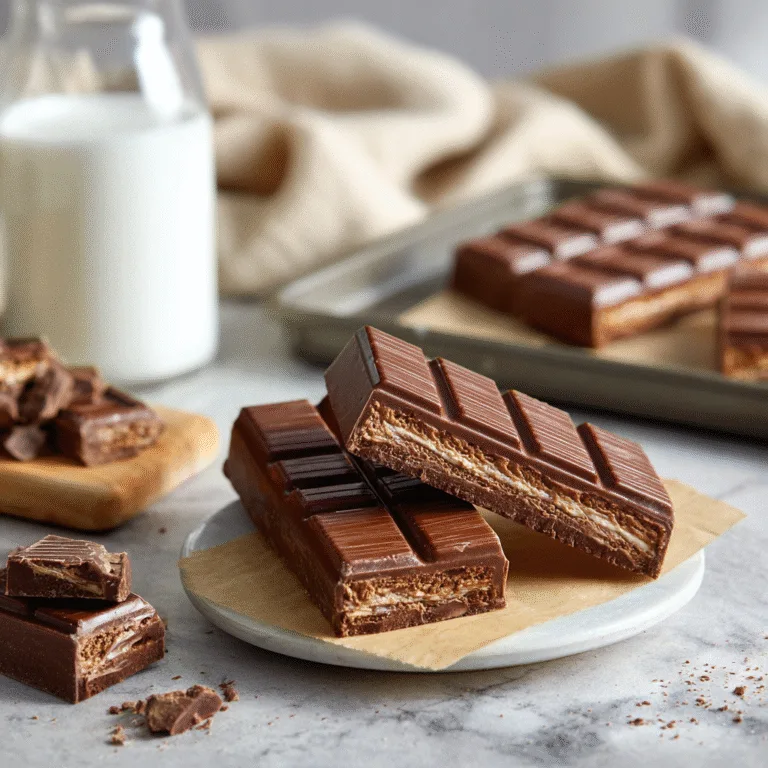 Homemade Classic Chocolate Kit Kat Bars – Gluten-Free & Delicious