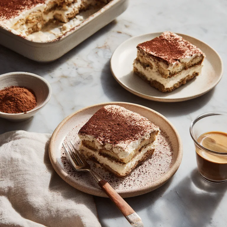 Cottage Cheese Tiramisu – A Creamy, Protein-Packed Twist on a Classic
