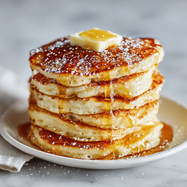 Easy Homemade Pancakes (Light & Fluffy!)