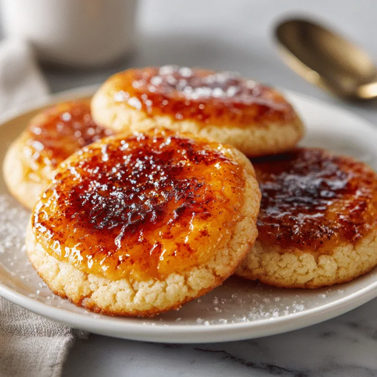Irresistible Crème Brûlée Cookies