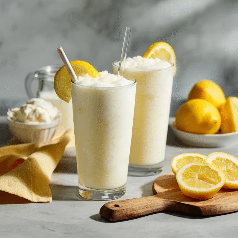 Copycat Chick-fil-A Frosted Lemonade – Only 2 Ingredients!