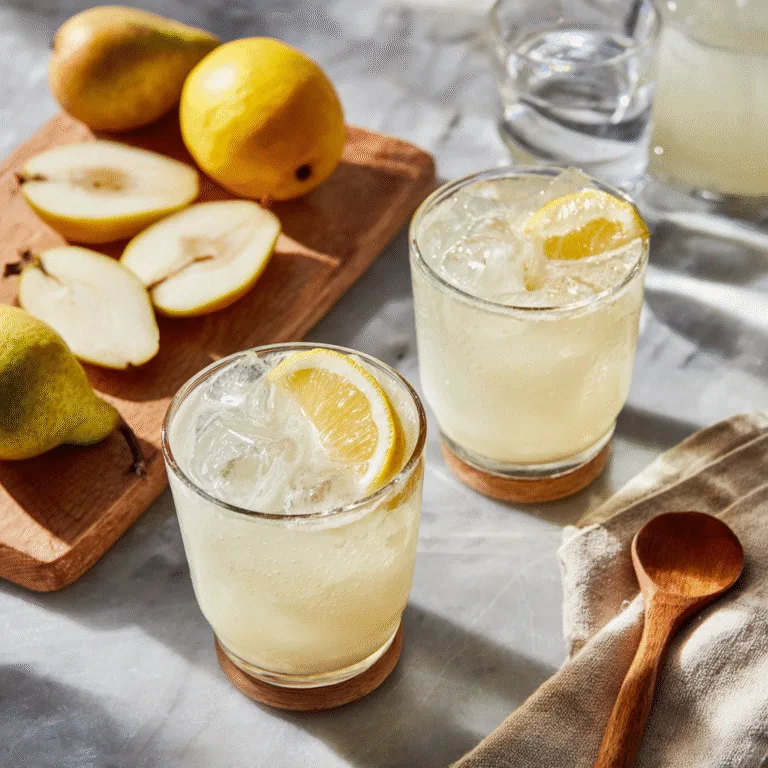Creamy Pear Lemonade – A Refreshing Twist on Classic Lemonade