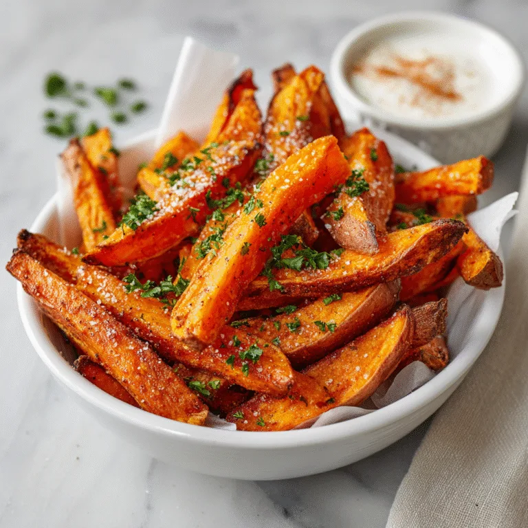 Air Fryer Sweet Potato Fries (Crispy & Healthy)