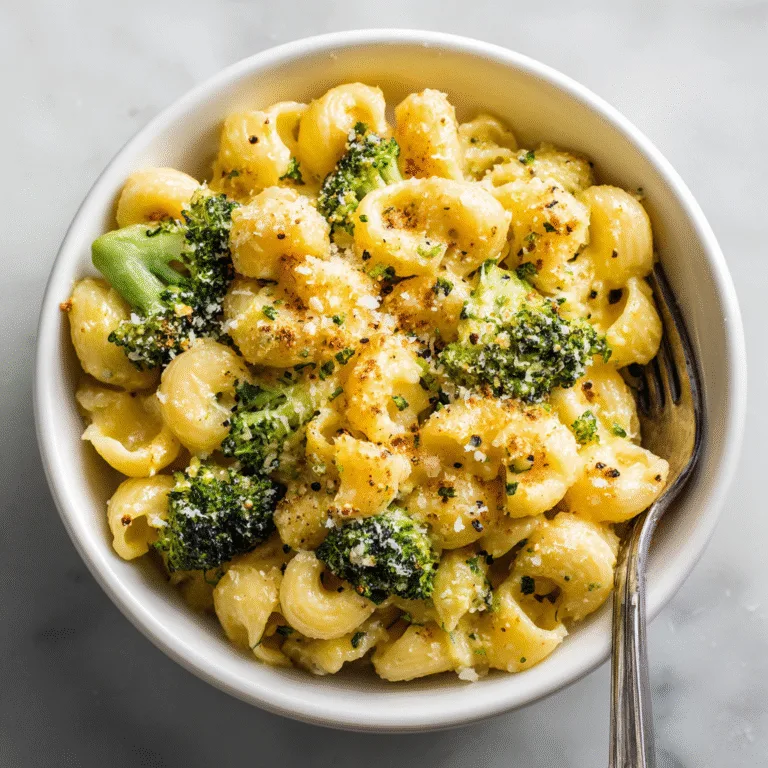 One-Pot Healthy Broccoli Mac and Cheese