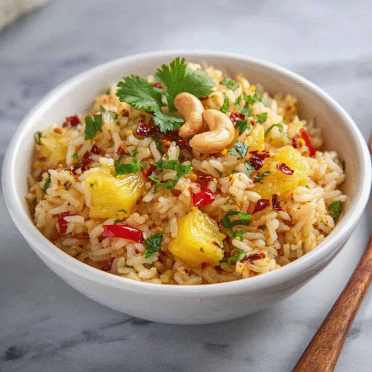 Pineapple Rice – A Sweet & Spicy Tropical Escape