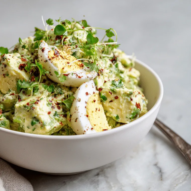 Workout Egg Avocado Salad: Creamy, Protein-Packed & Perfect Post-Workout