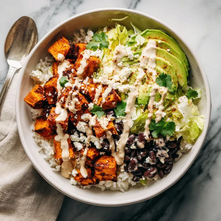 Sweet Potato Taco Bowl (Colorful, Cozy & Totally Customizable)