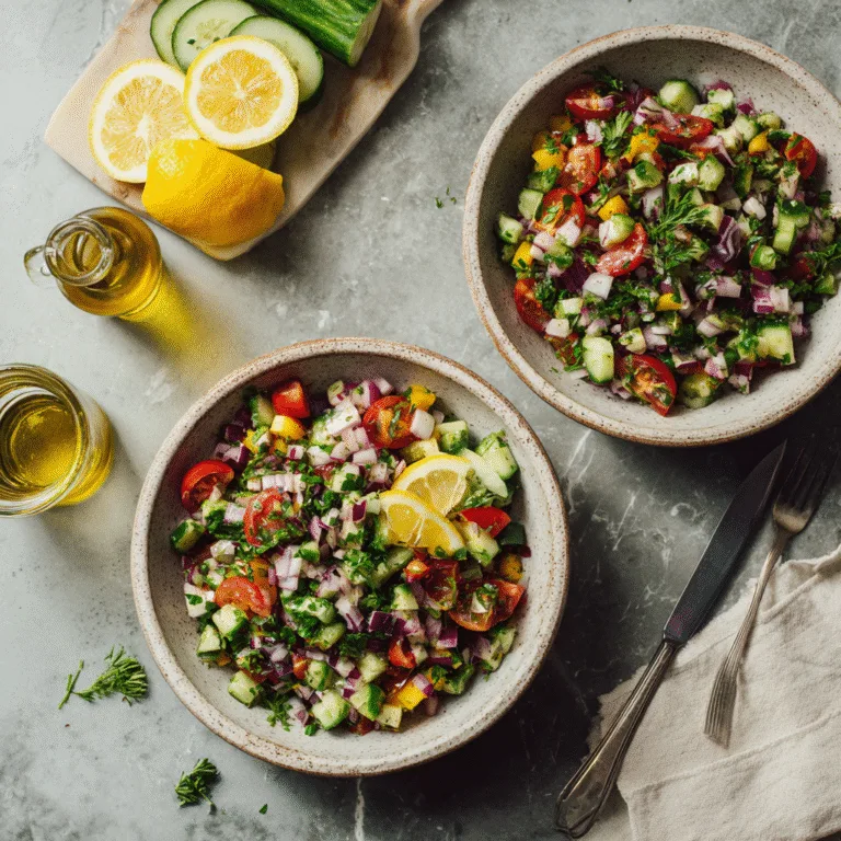 Arabic Chopped Salad (سلطة)