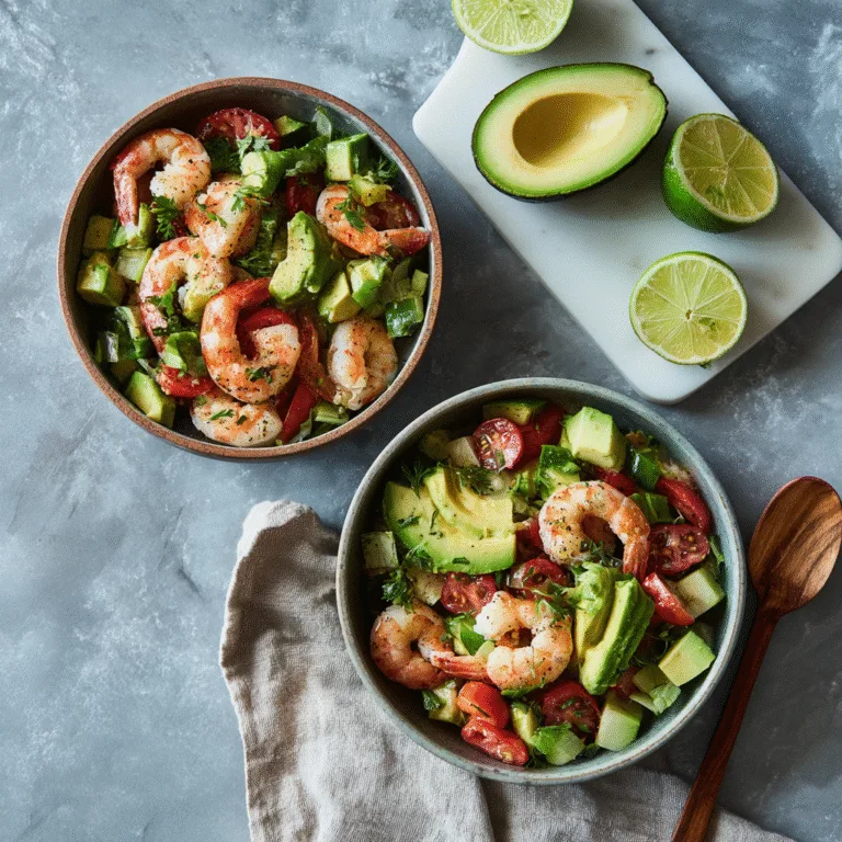 Shrimp, Avocado & Tomato Chopped Salad
