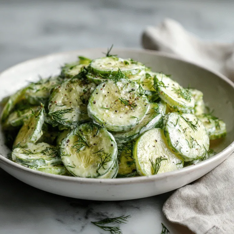 Creamy Cucumber Salad (Viral-Inspired & So Addictive!)