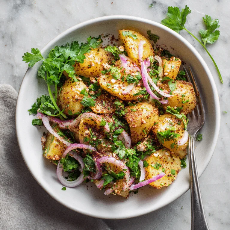 Sumac Potato Salad – A Fresh Mediterranean Twist