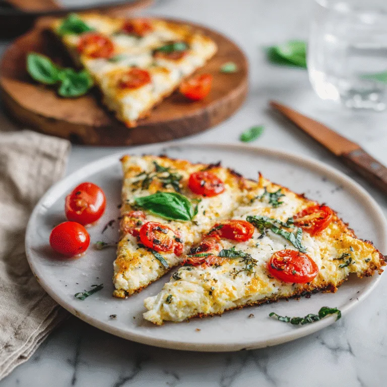 The BEST Cauliflower Pizza Crust (Gluten-Free & Sliceable!)