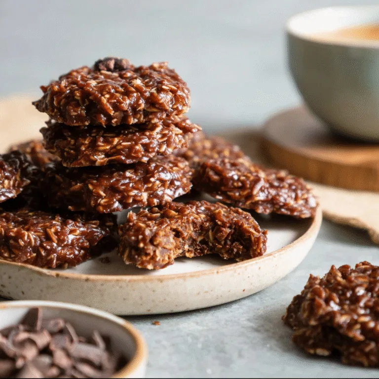 Paleo, Keto & Sugar-Free No-Bake Cookies (Quick, Fudgy & Guilt-Free)