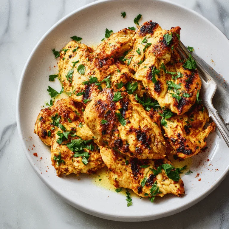 Yogurt Marinated Chicken – Juicy, Tender & Flavorful