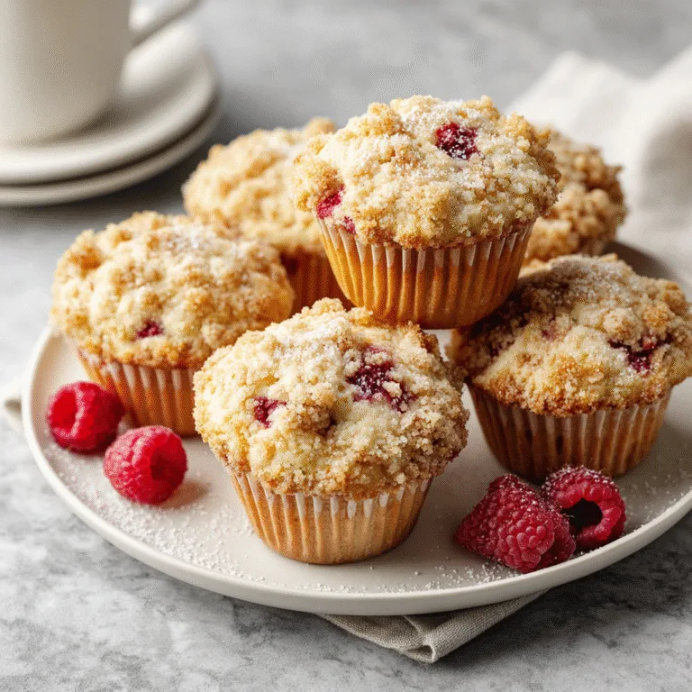 Raspberry Streusel Muffins