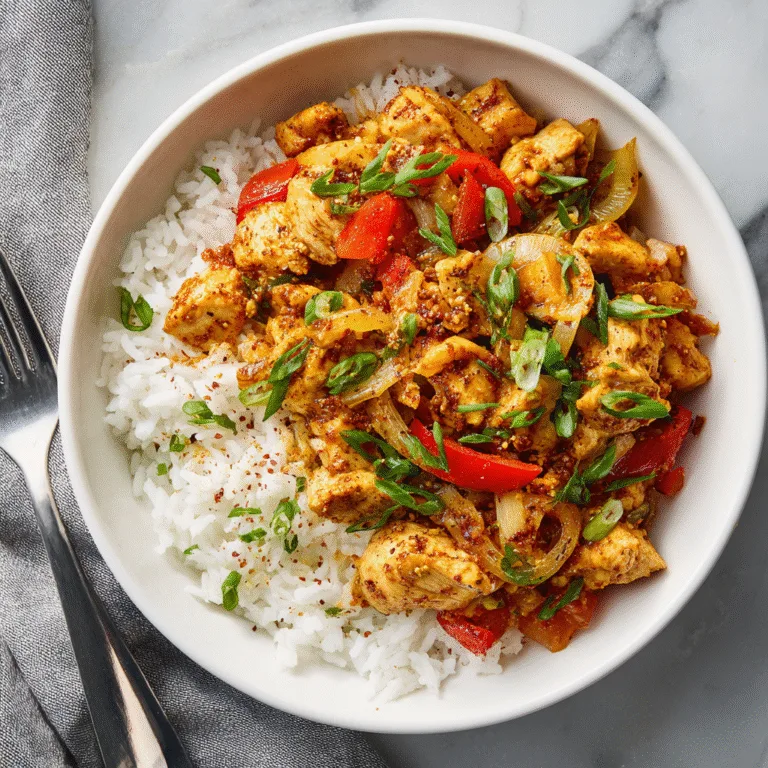 Quick Cajun Chicken and Rice