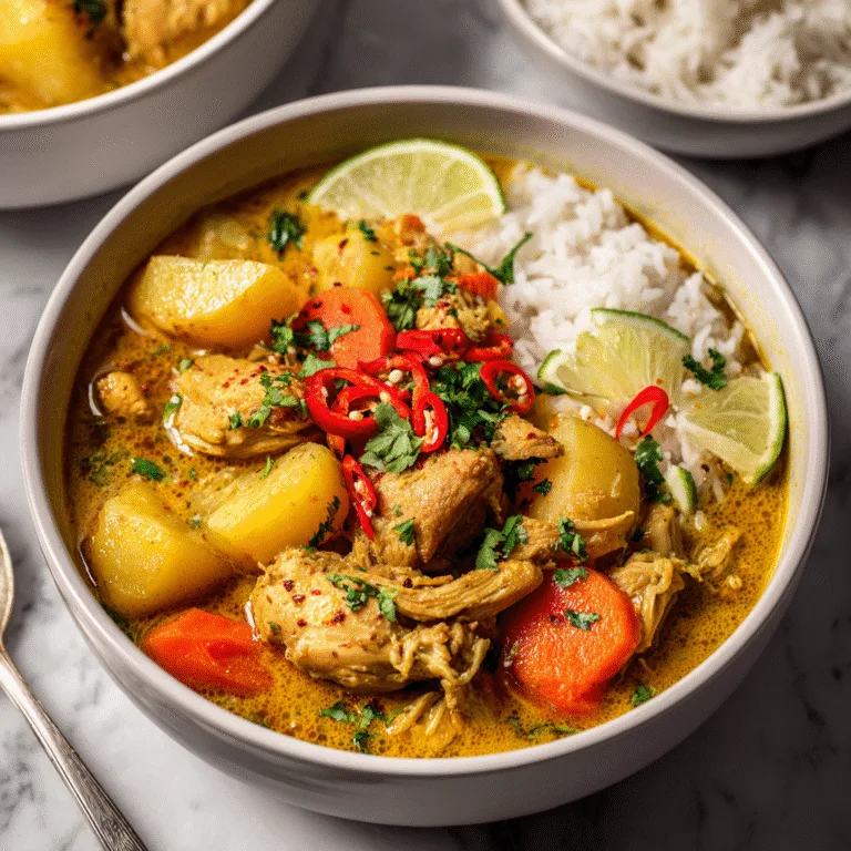 Crockpot Thai Yellow Curry Chicken