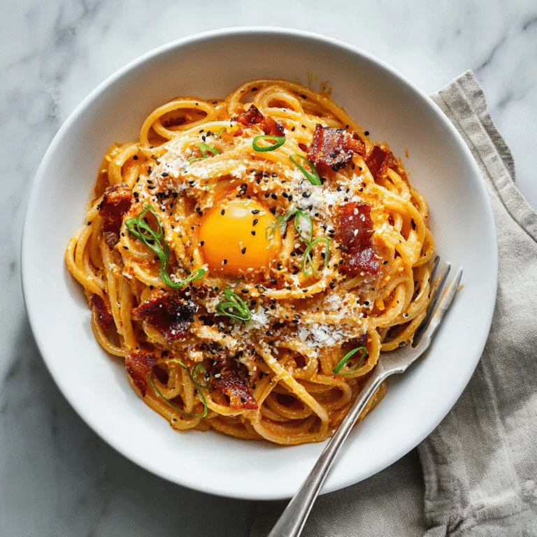 Gochujang Carbonara: The Bold Korean-Italian Fusion Pasta You Need to Try