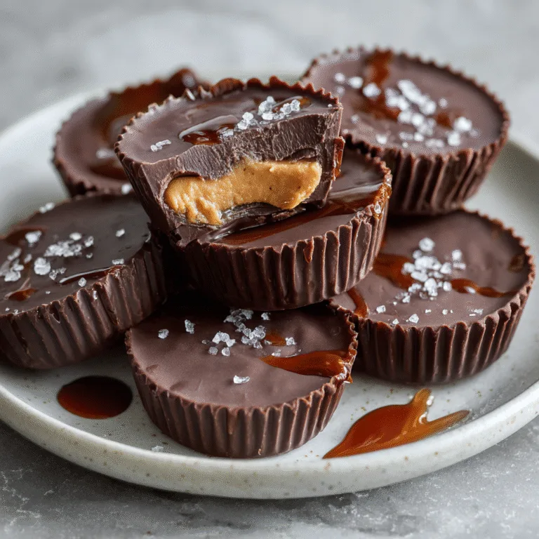 Homemade Healthy Peanut Butter Cups (Low Carb, Vegan, Gluten Free)