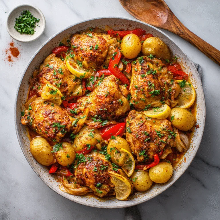 One Pot Spanish Chicken and Potatoes