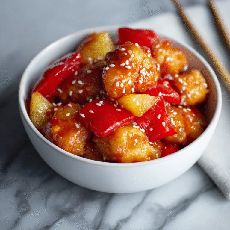 Easy Sweet and Sour Chicken — Takeout Flavor at Home