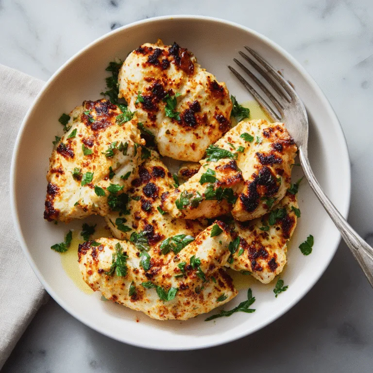 Yogurt Marinated Chicken – Juicy, Tender & Flavorful