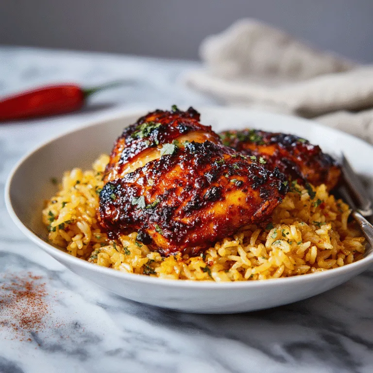 Peri Peri Chicken and Rice – Bold, Spicy & Irresistibly Comforting