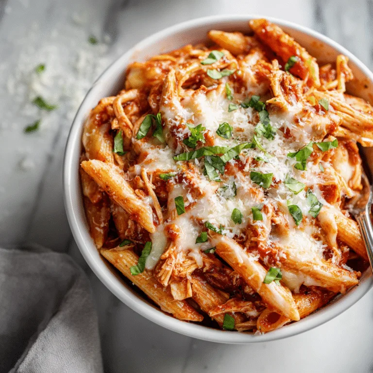 Slow Cooker Chicken Parmesan Pasta – The Ultimate Cozy, Cheesy Comfort Meal