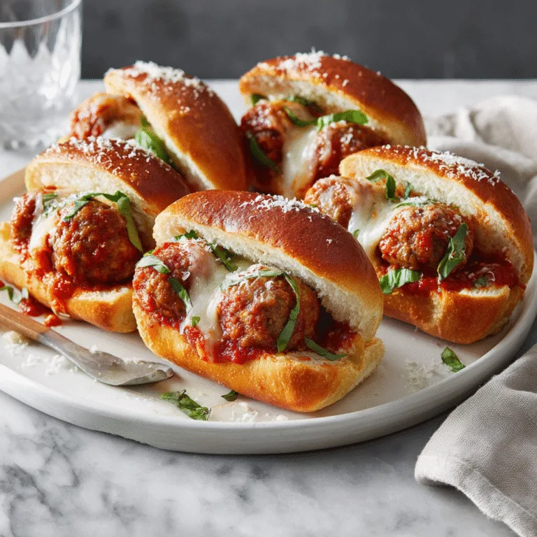 Mini Italian Meatball Subs – Cheesy, Saucy & Perfect for Sharing