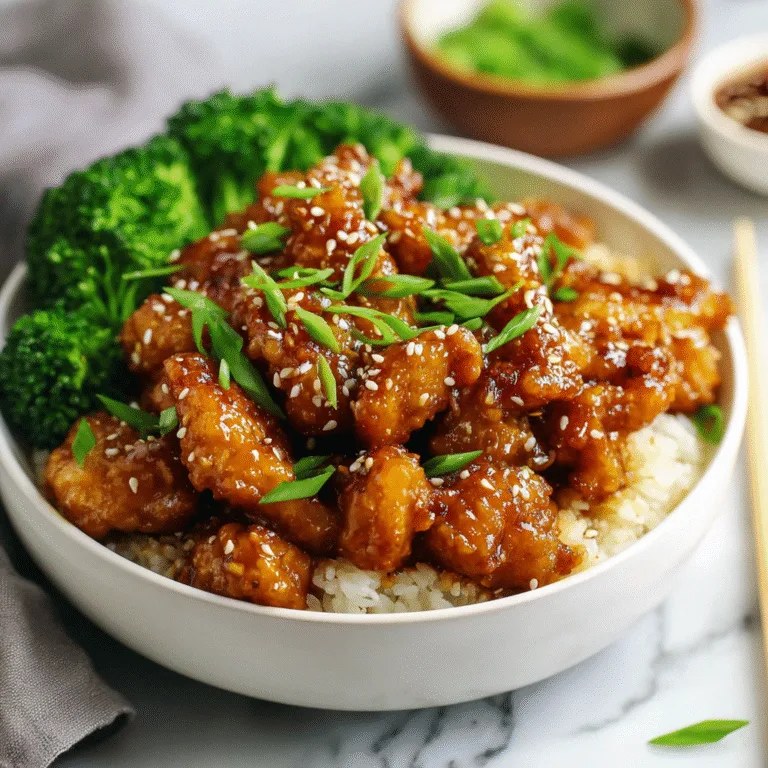 Sesame Chicken Bowls – Sweet, Sticky & Better Than Takeout