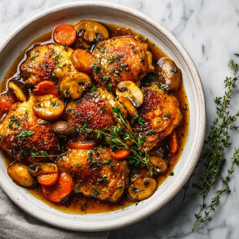 French Chicken Casserole – A Cozy Rustic Classic Full of Flavor