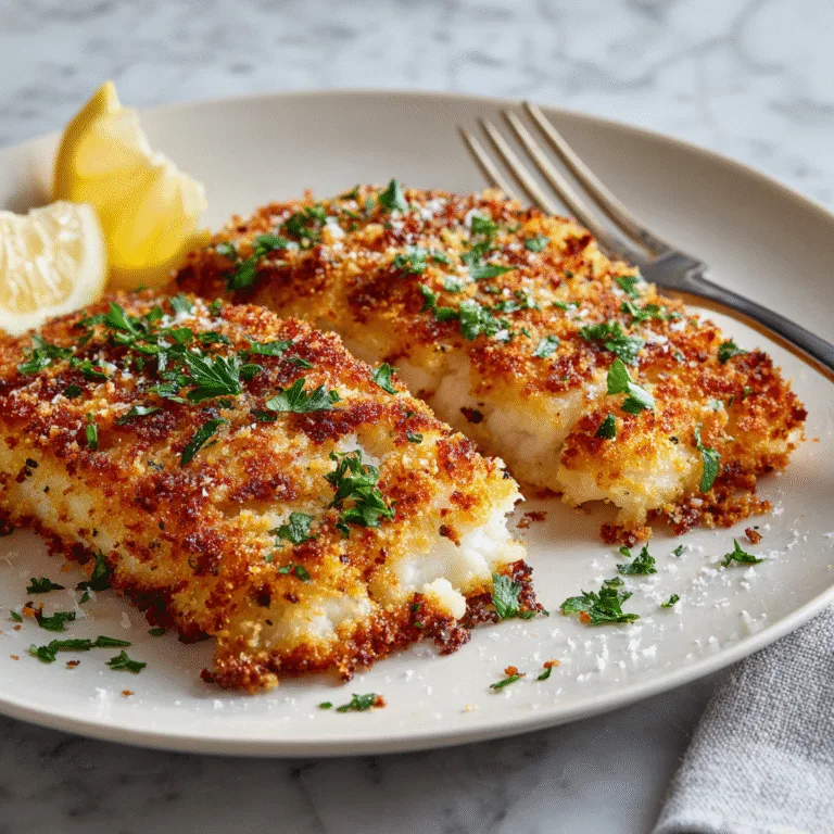 10-Minute Parmesan Crusted Fish – Easy, Healthy & Delicious