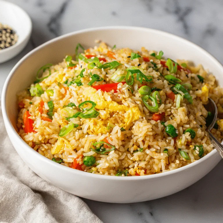 Easy Baked Fried Rice (Dump and Bake Recipe)