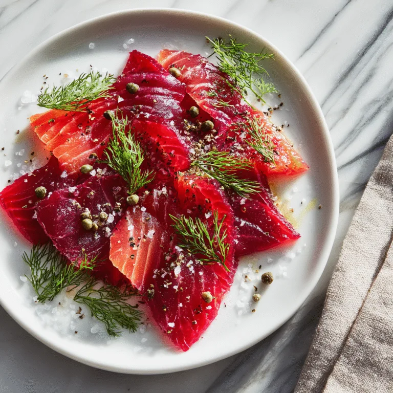 Beetroot Cured Salmon (Gin or Vodka Gravlax) – A Stunning Homemade Delicacy