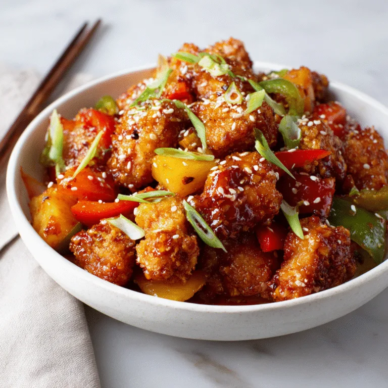 Baked Sweet and Sour Chicken – Crispy Oven Version