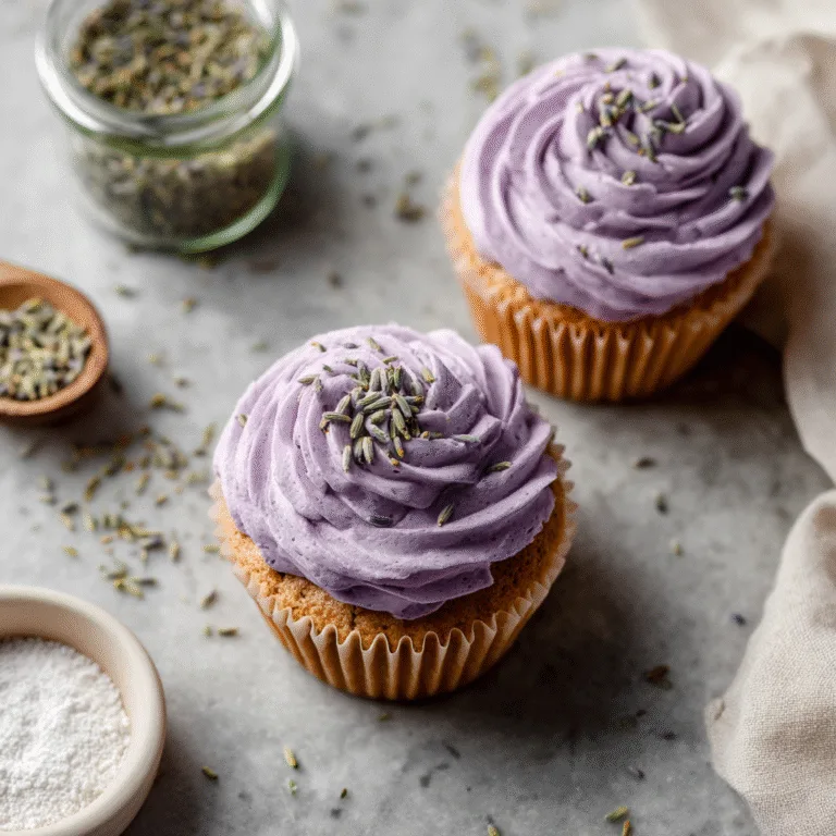 Vegan Lavender Buttercream – Light, Floral & Beautifully Creamy