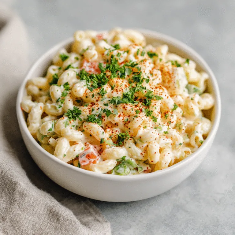 Classic Creamy Macaroni Salad – The Ultimate Comforting Side Dish